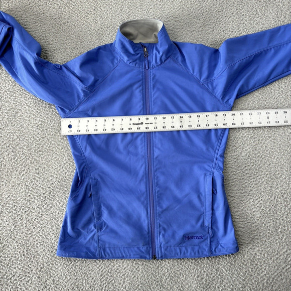 Marmot Levity Jacket Womens Medium Softshell Blue Water Resistant Gorpcore - Picture 7 of 16